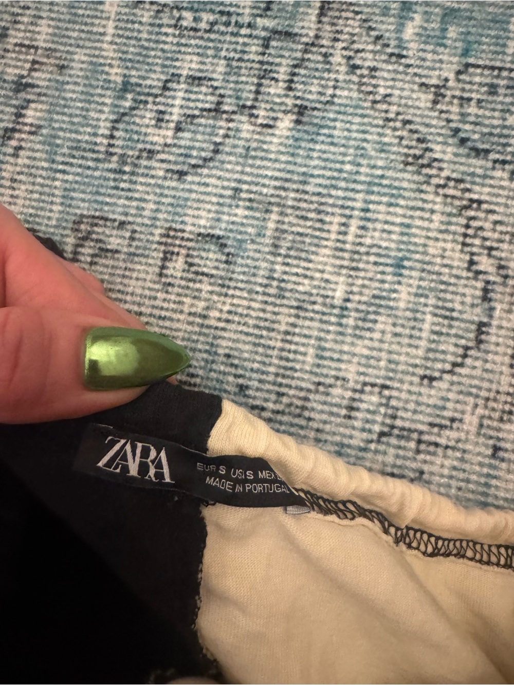 Zara Contrast Wide Leg Pants Limited Edition - Picture 6 of 6